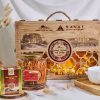 Hộp Quà: 1 hộp ĐTHT khô 30g size 3 + 1 mật ong ngâm ĐTHT 180ml + 1 thố chưng yến